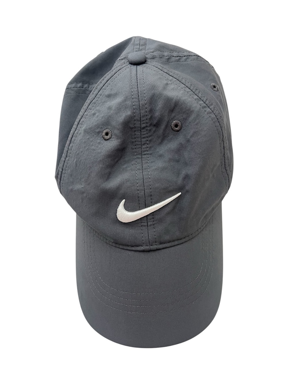 Nike Golf Gray FLAWED Swoosh Performance Adjustable Cap